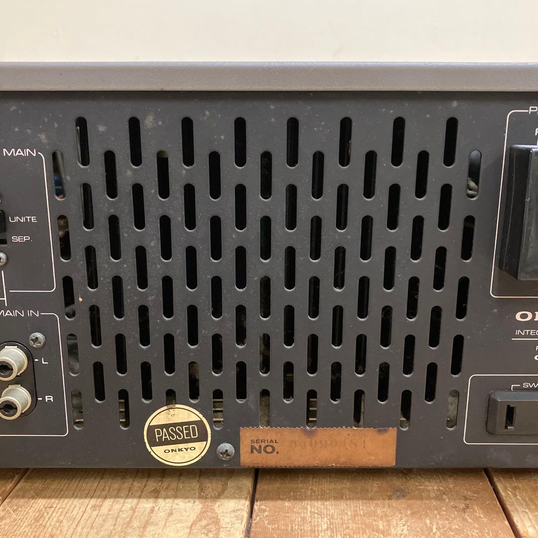 D-1 昭和レトロ オンキョー インテグラ A-755 mkII/70 アンプ