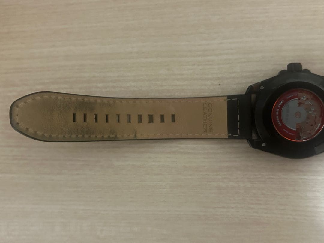 DIESEL DZ1967 自動巻き時計 オレンジ/ブラック