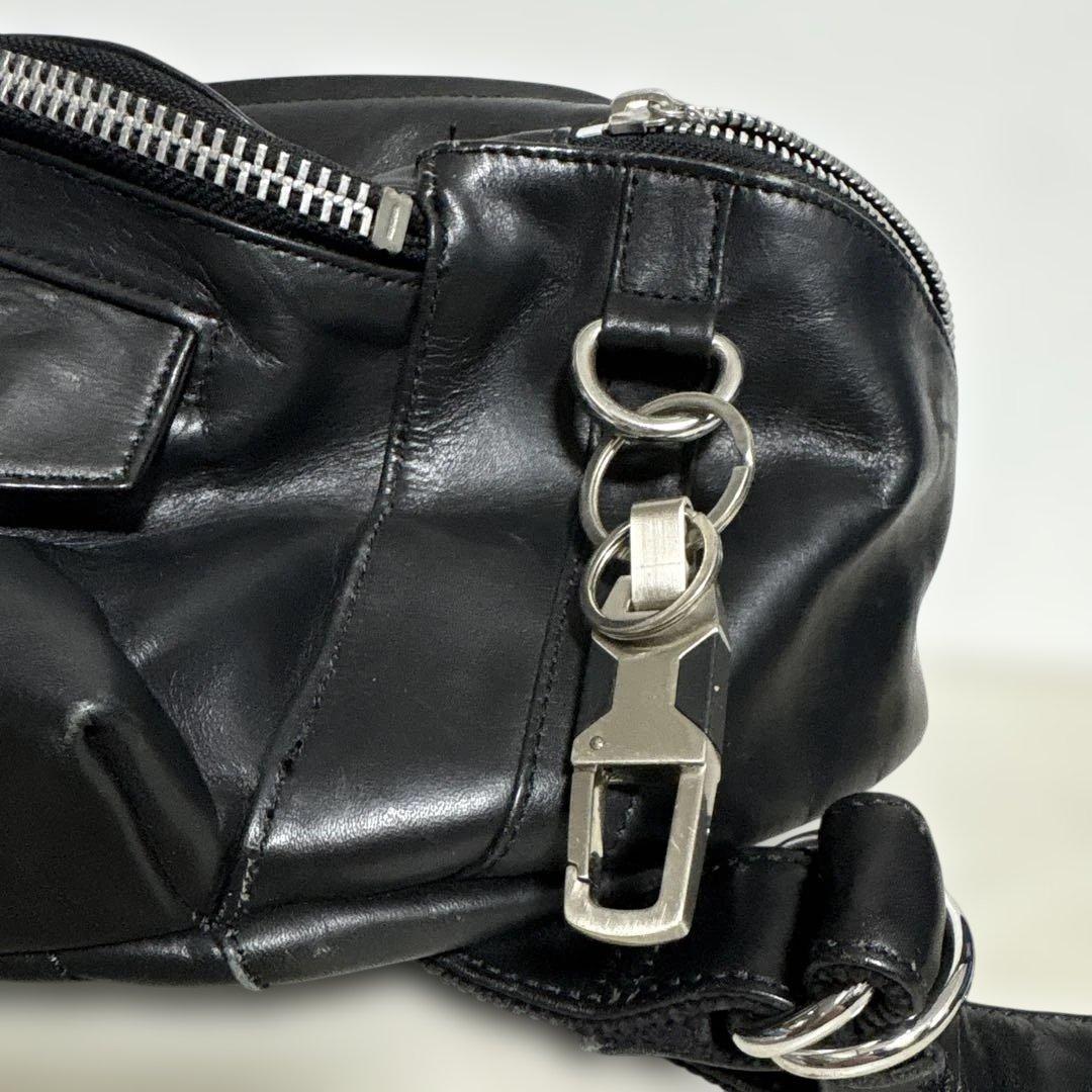 バッファローボブズ ラムレザー ウエストバッグ ボディバッグ