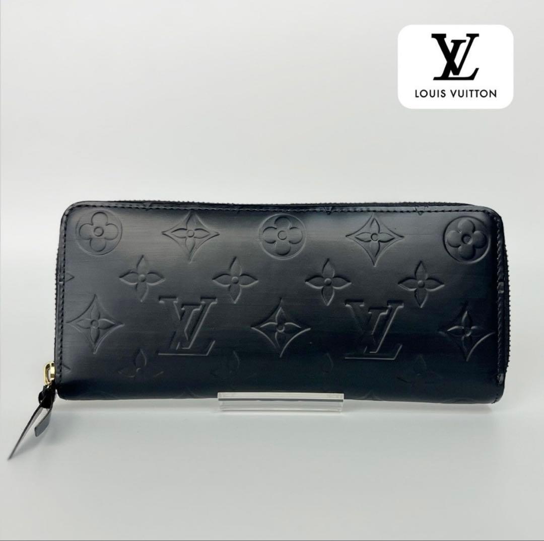 超極美品 LOUIS VUITTON ヴェルニ ポルトフォイユ クレマンス長財布