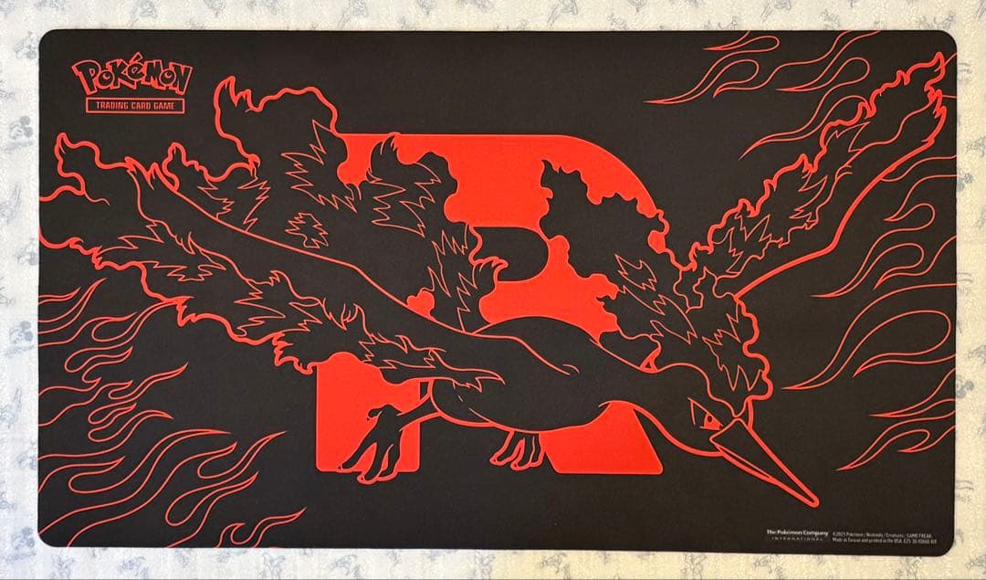 希少 ファイヤー ロケット団 プレイマット 公式品 ポケモンカード