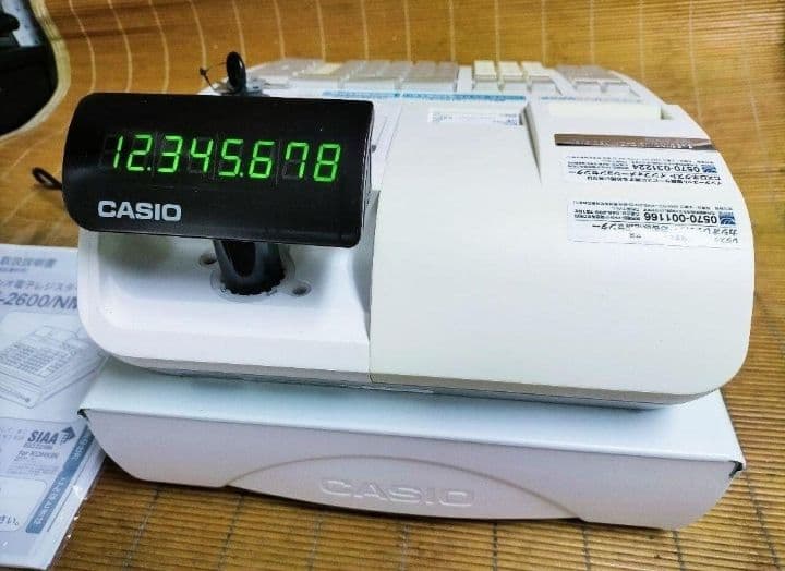 カシオレジスター　TE-2600/NM2000フル設定無料25部門　030028