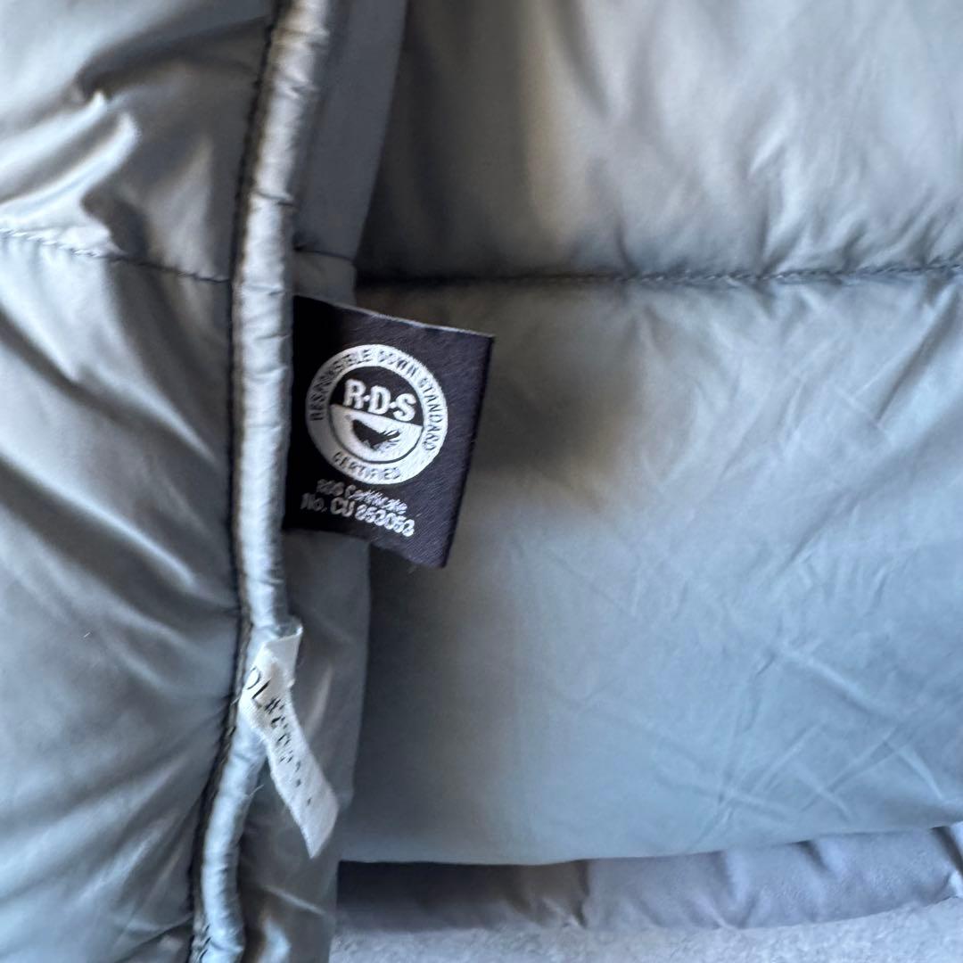 ノースフェイス ダウンジャケット XLサイズ 古着 グレー