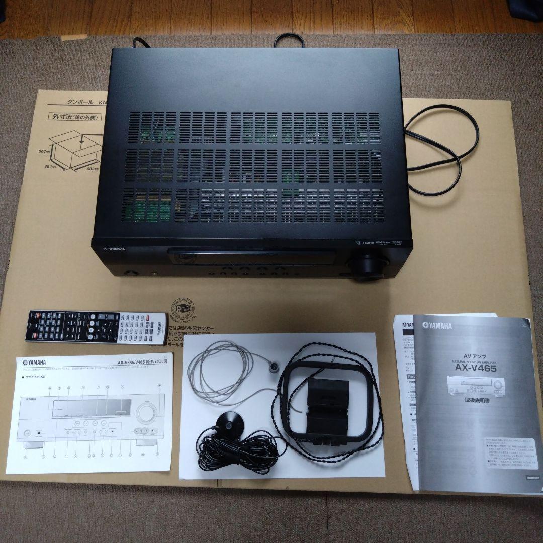 中古美品 ヤマハ AVアンプ 5.1ch ブラック AX-V465(B)