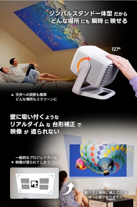 g*1様 ⭐️新品未使用 ⭐️JMGO N1S 4K 3色レーザー プロジェクタ