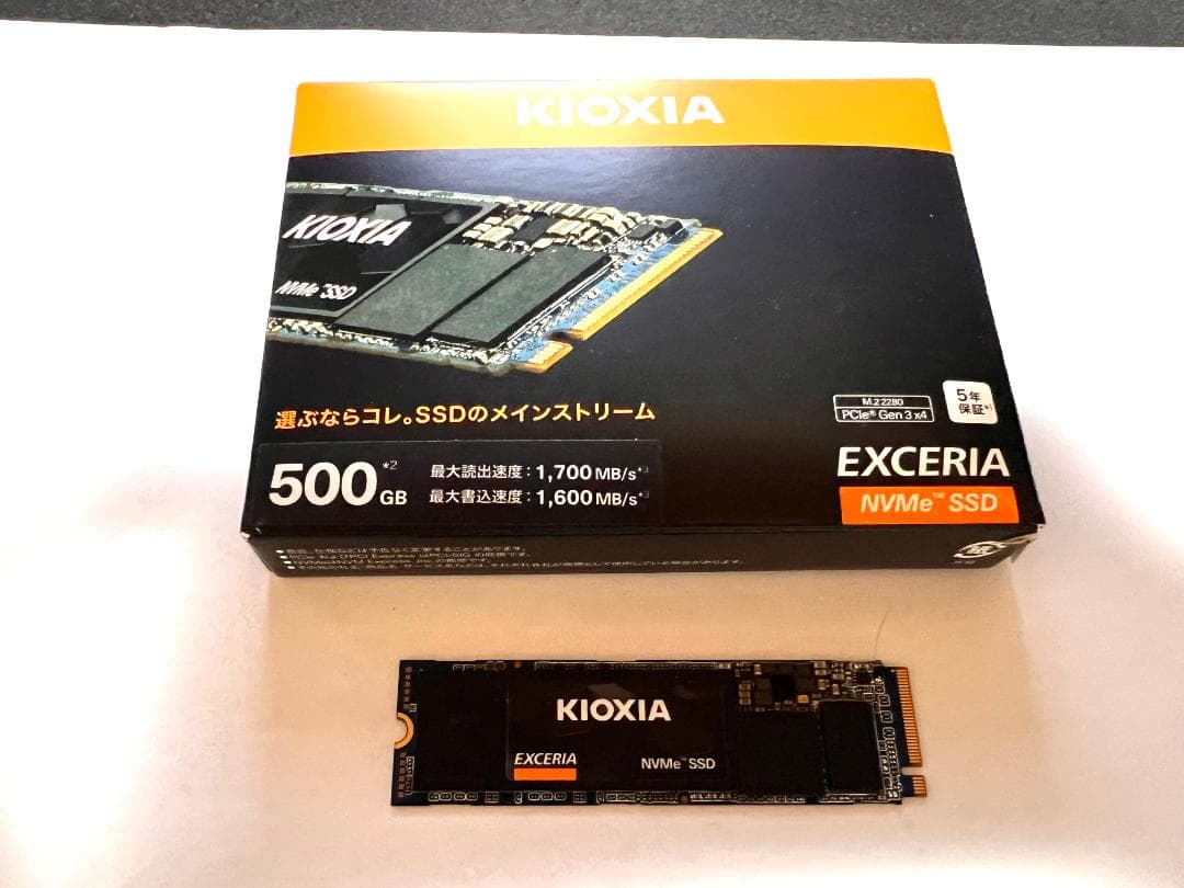 内蔵型SSD KIOXIA M.2 2280 PCIe.GEN3.0