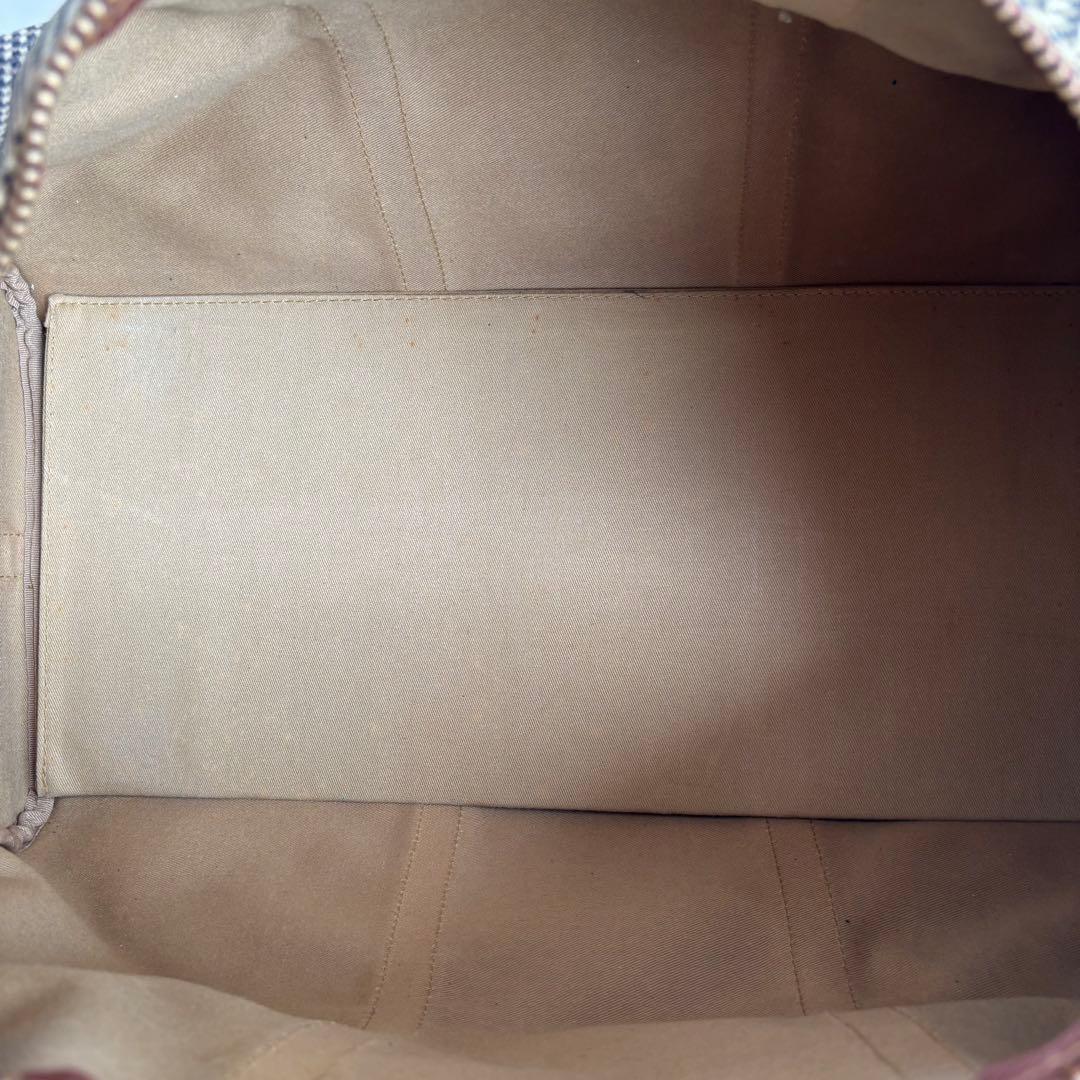 ポロラルフローレン ボストンバッグ PVCレザー２WAY ブラウン ヴィンテージ