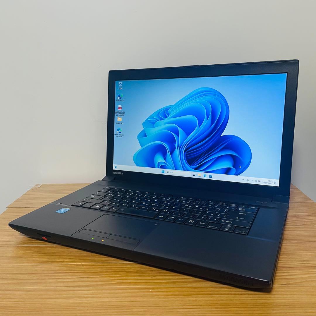 ブラックSSD東芝ノートパソコンWindows11オフィスDVD