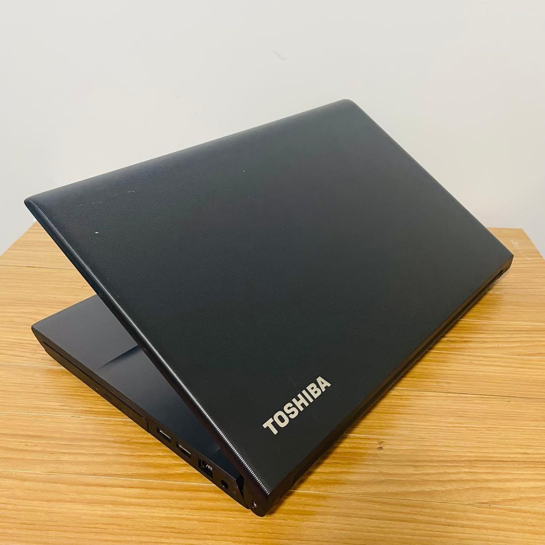 ブラックSSD東芝ノートパソコンWindows11オフィスDVD