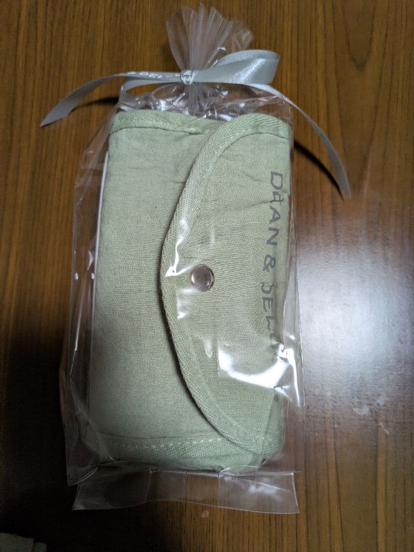 521　DEAN & DELUCA 天然染めバック　葡萄 　グリーン