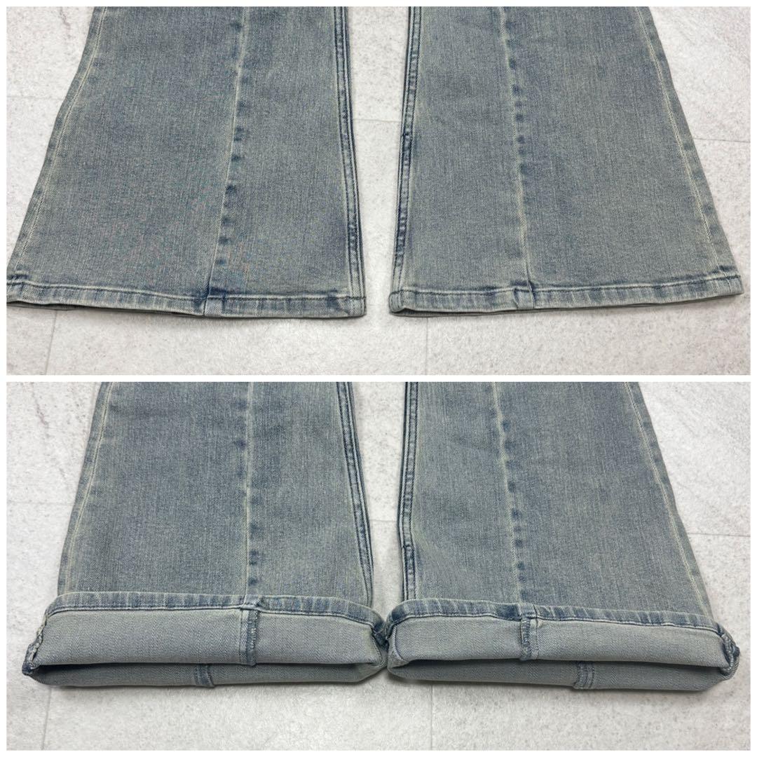 未使用タグ付【RESEXXY】カットアウト リボン デニムパンツ ICE M