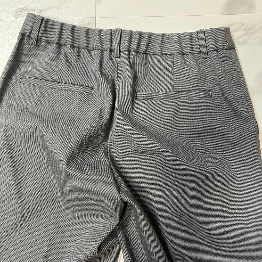 極美品 グリーンレーベルリラクシング 洗える パンツスーツ セットアップ L