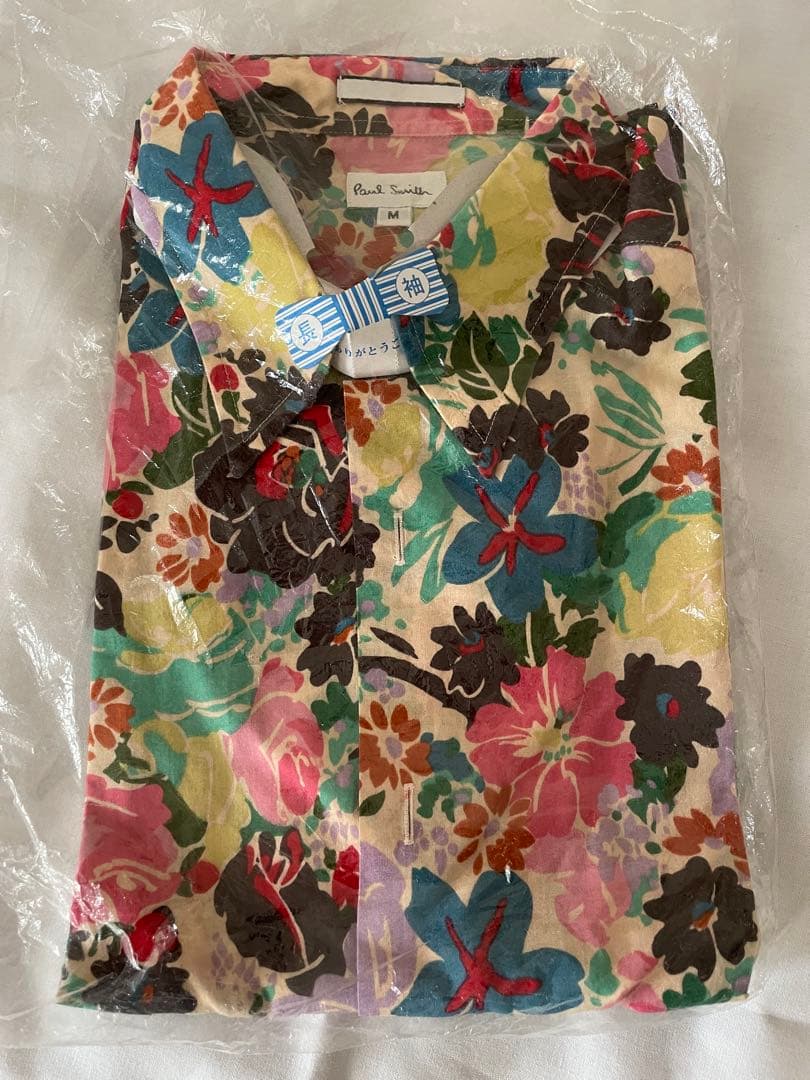 【極美品】Paul Smith ポールスミス　花柄シャツ　M コットン100%