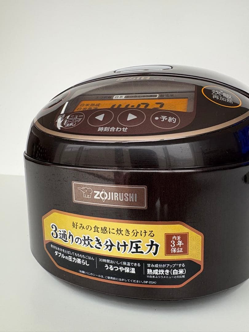 ZOJIRUSHI 象印 5.5合 極め炊き圧力IH炊飯器 NP-ZG10A