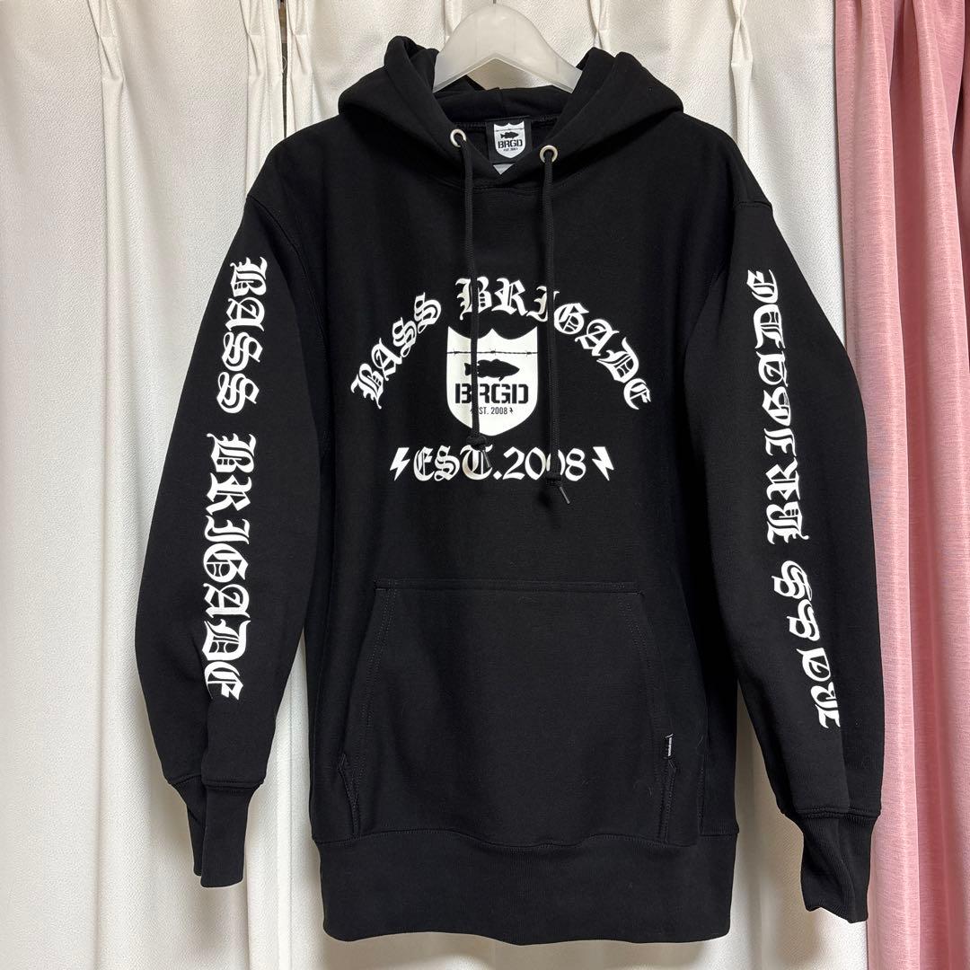 バスブリゲード ブラック パーカー サイズＬ