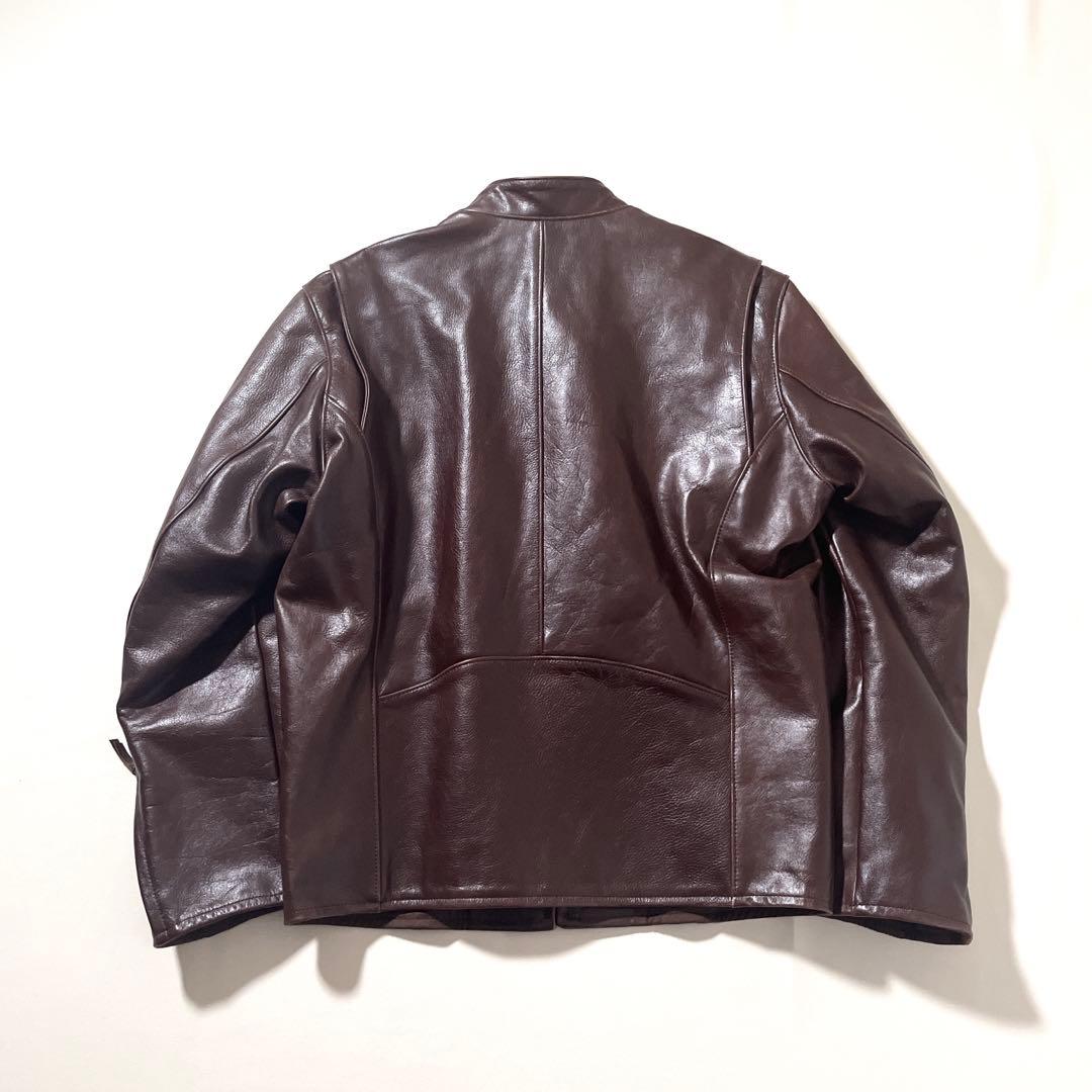 【美品】フルネルソン　ライダース ジャケット　本革レザー　42サイズ　ブラウン
