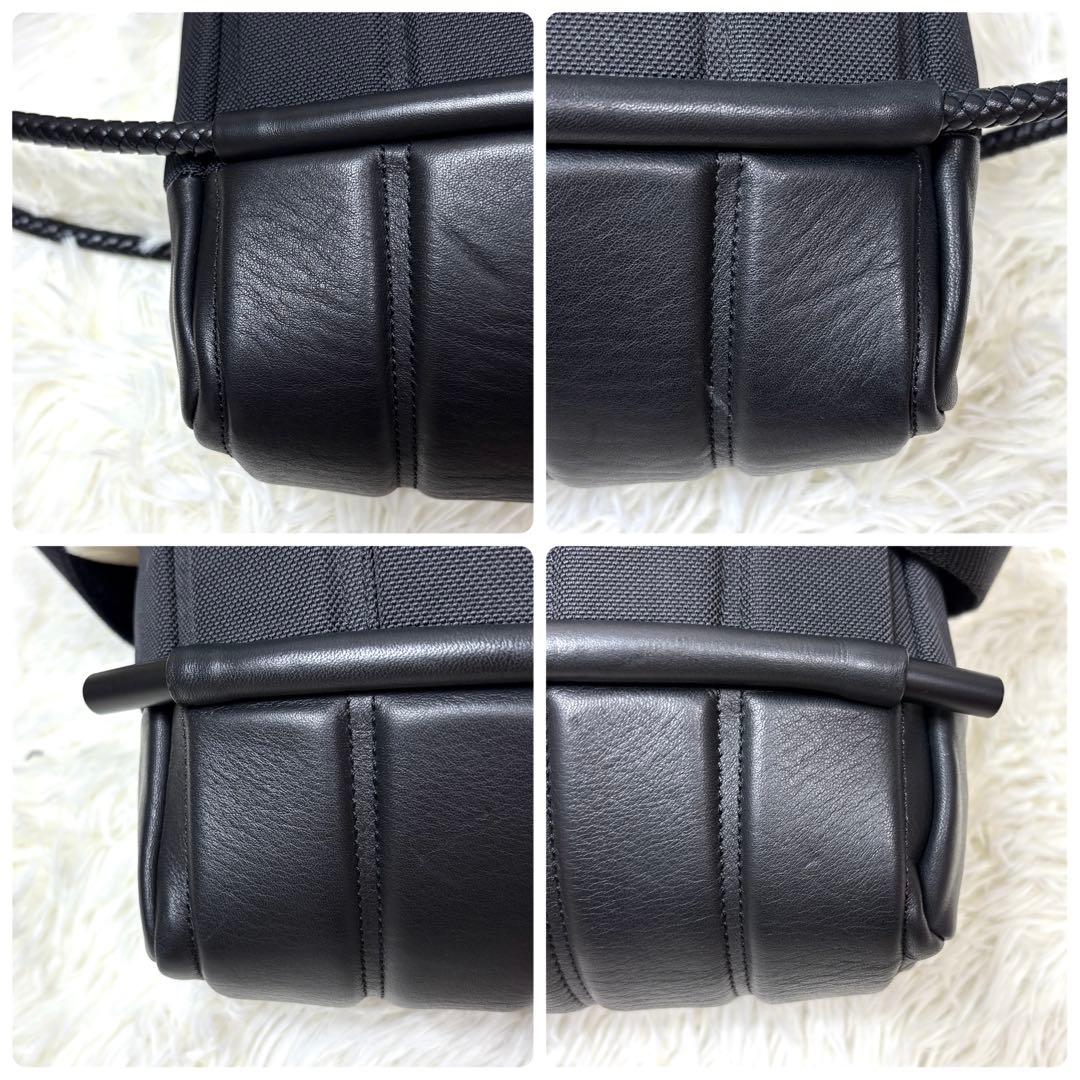 【極美品】モンクレール クレイググリーン メッセンジャーバッグ ブラック