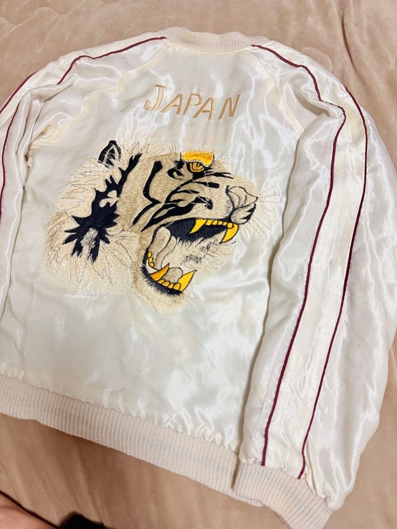 美品 BEAMS テーラー東洋 unisex 虎 日本限定 スカジャン silk