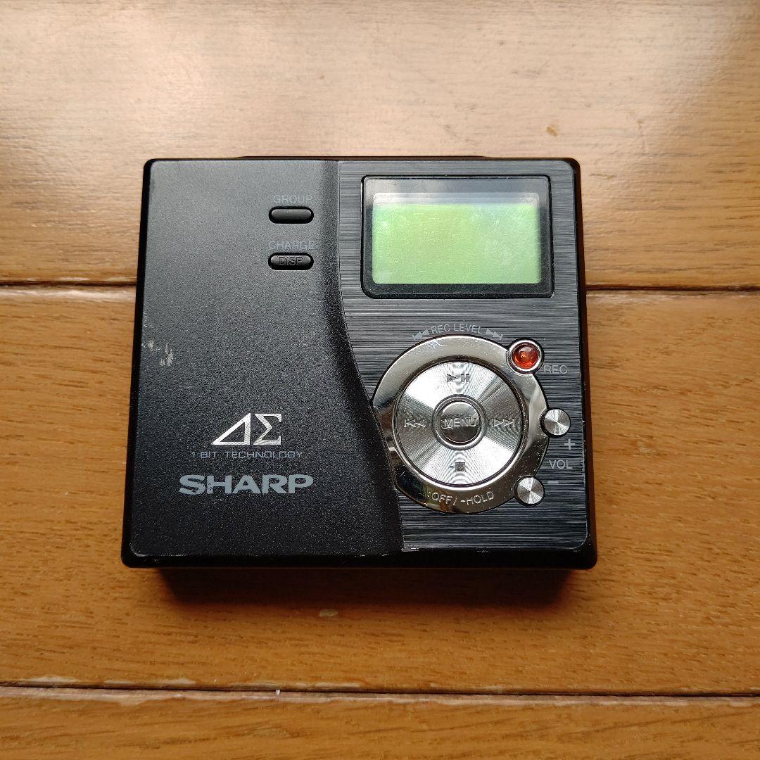 SHARP 1bitポータブルMDレコーダー MD-DR77-B