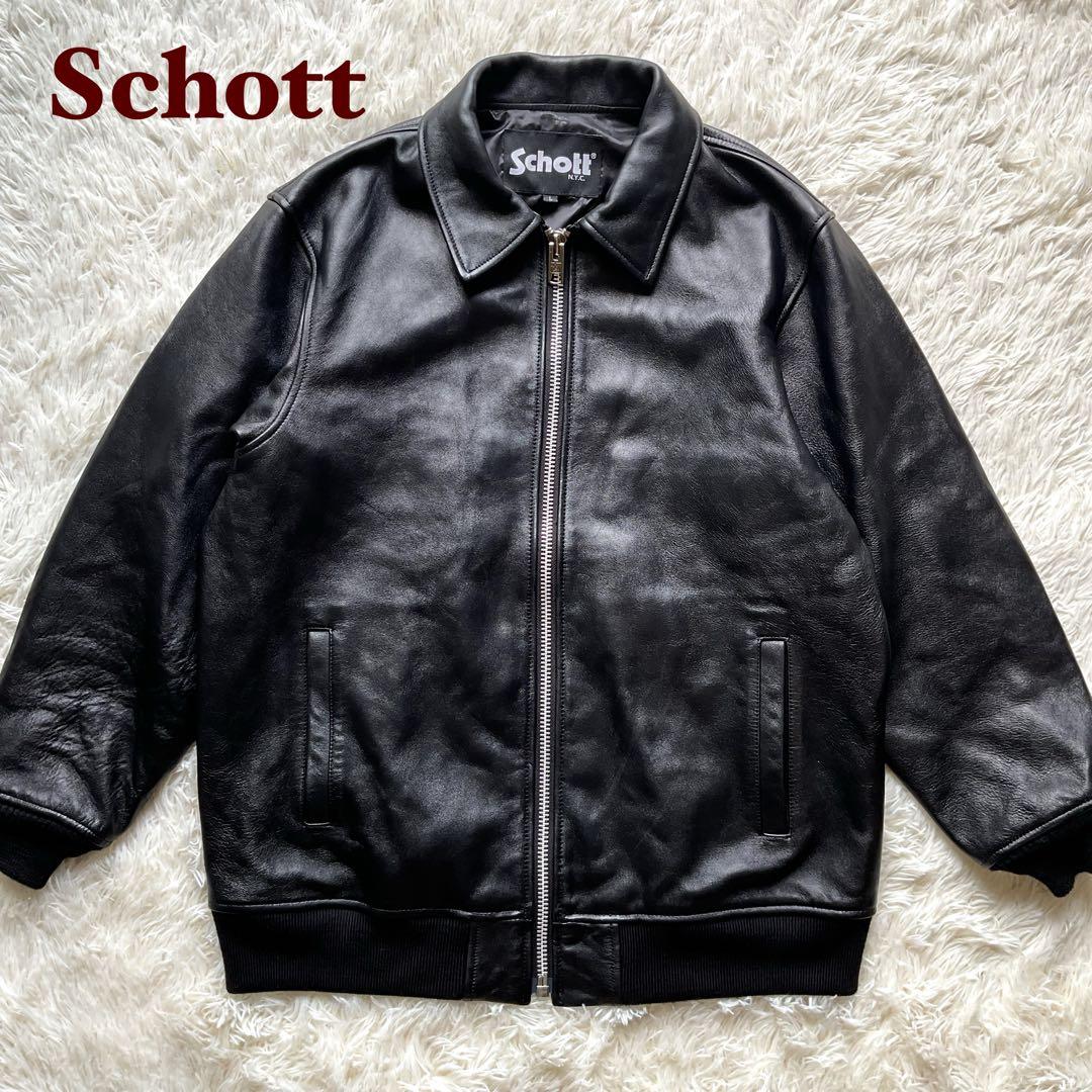 美品✨Schott×FREAK’S STOR 別注　レザージャケット　本革　L