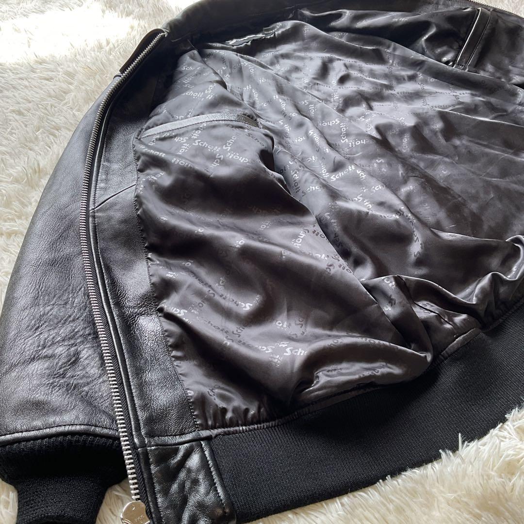 美品✨Schott×FREAK’S STOR 別注　レザージャケット　本革　L