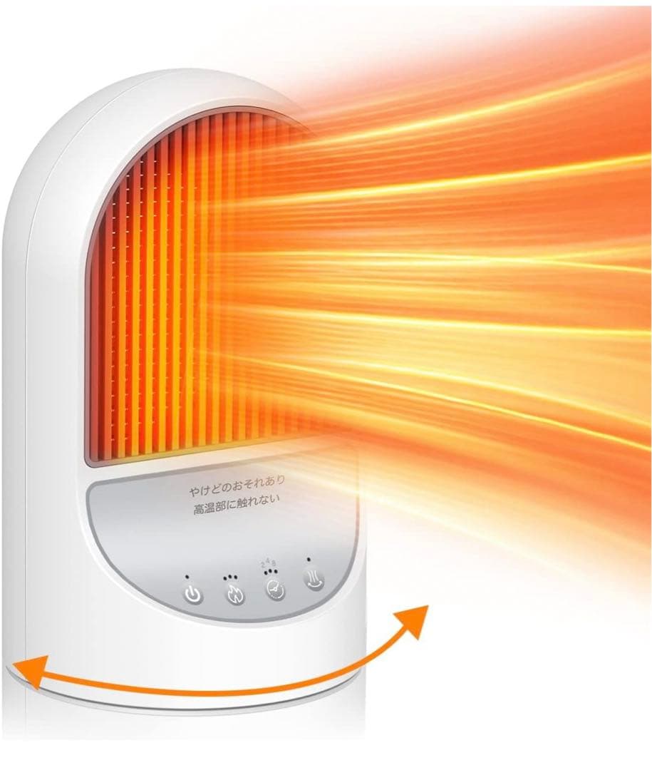 新品 セラミックヒーター 電気ファンヒーター 小型 速暖 大風量 1200Ｗ