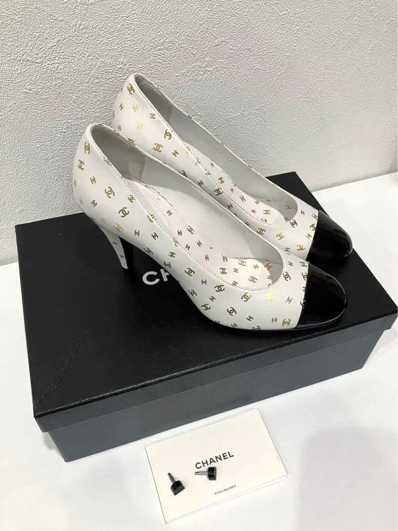 初売りセール！CHANEL シャネル レタリングパンプス 2024ss