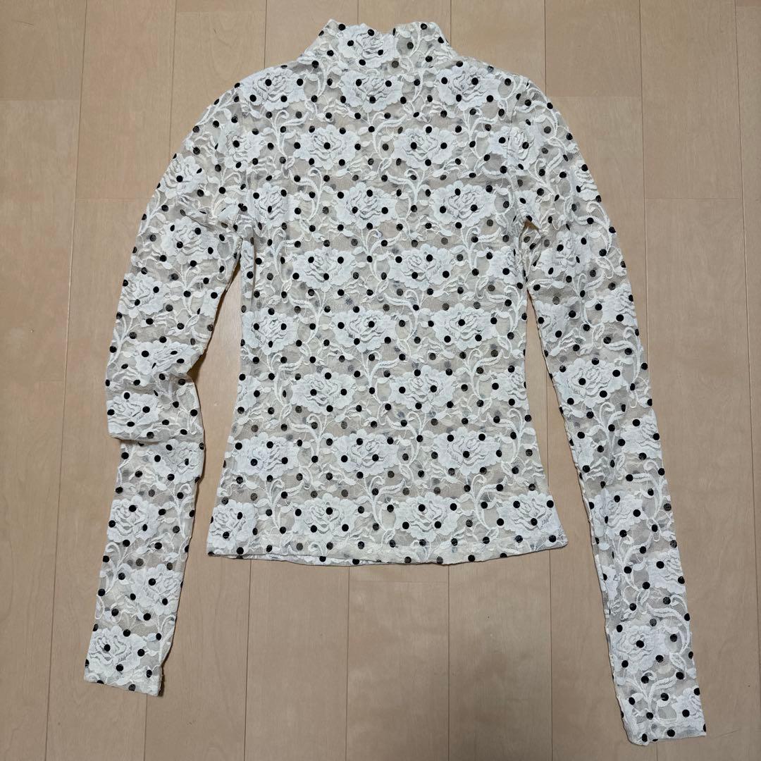 POPPY ドットレーストップス