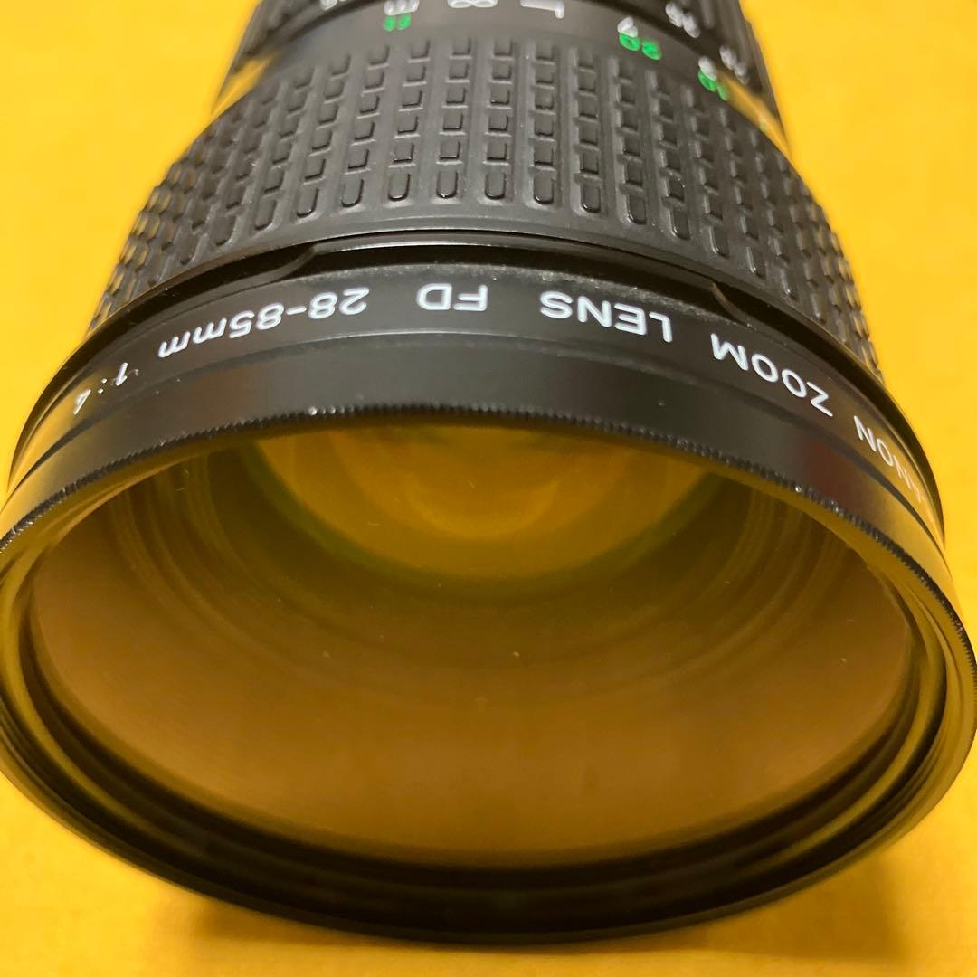 完動品キャノンFTB-QLブラックボディ+ズームレンズFD28-85mm