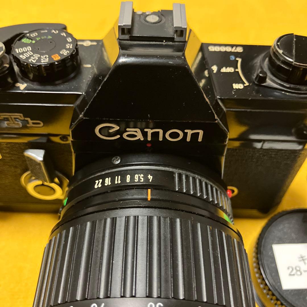 完動品キャノンFTB-QLブラックボディ+ズームレンズFD28-85mm