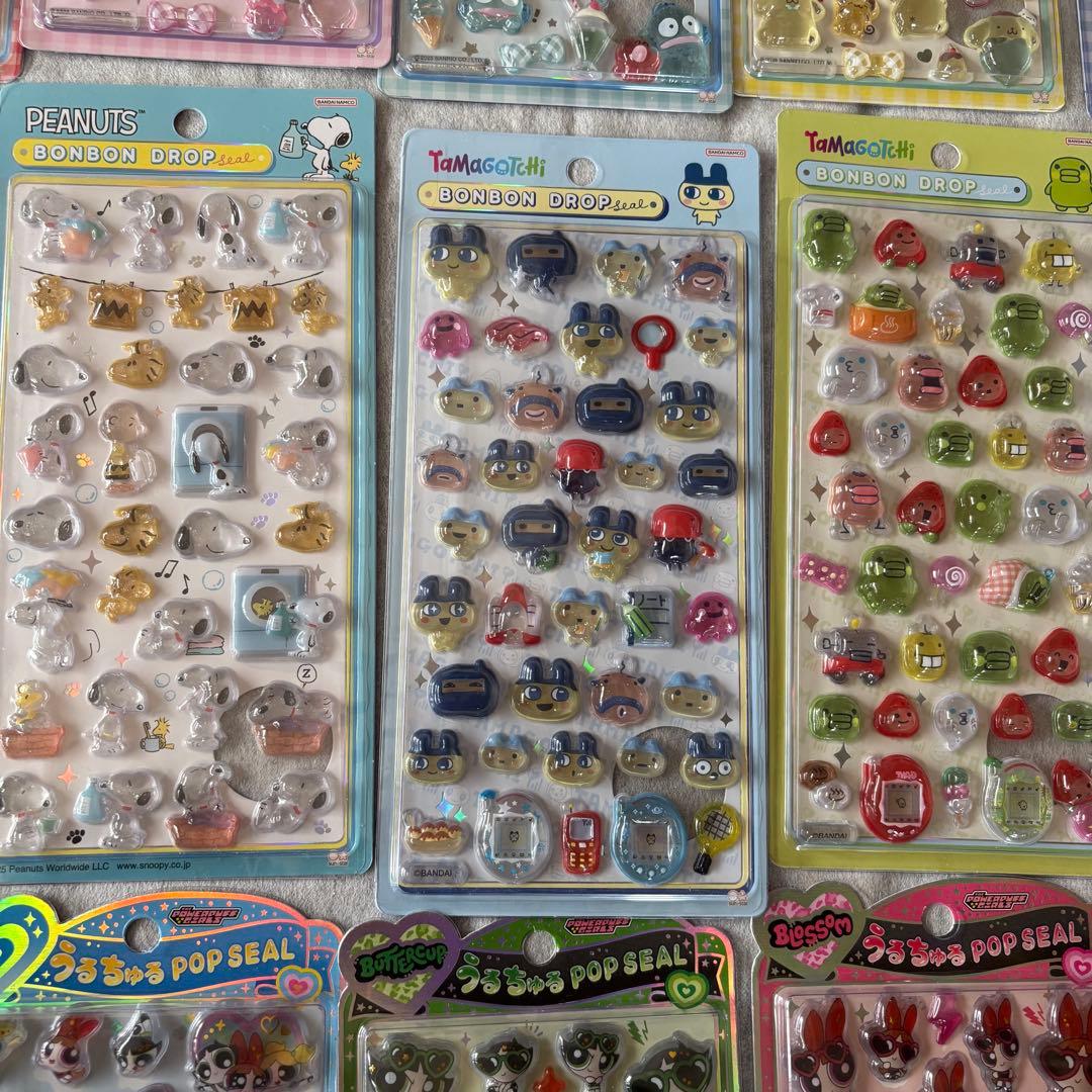 【正規品】ボンボンドロップシール　うるちゅるポップシール　31枚　まとめ売り