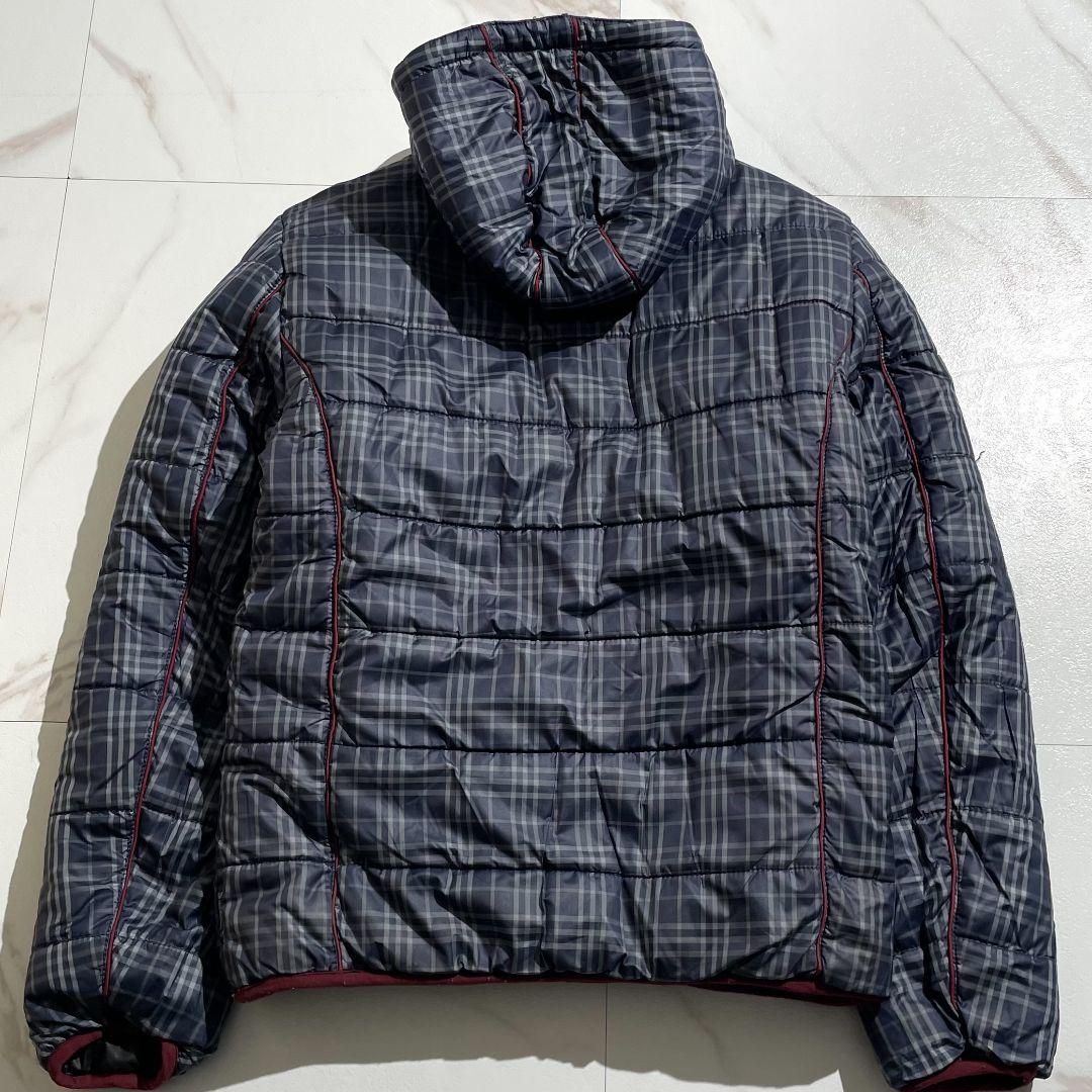 アルマーニエクスチェンジ 中綿ダウンジャケット ブラック XL リバーシブル