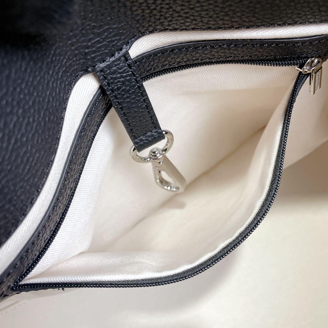 極美品✨JISTORY サイドベルト ボストンバッグ レザー シボ 大容量 黒