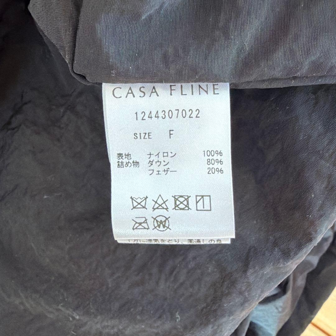 掲載2月末迄　CASA FLINE カーサフライン　ダウンロングコート ブラック