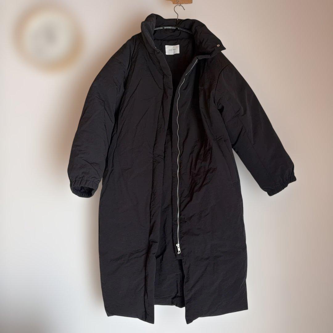 掲載2月末迄　CASA FLINE カーサフライン　ダウンロングコート ブラック