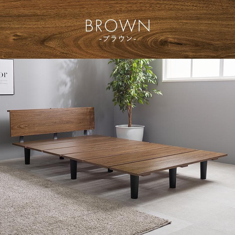 【新品訳あり】ビンテージスタイル　セミダブルベッド アウトレット