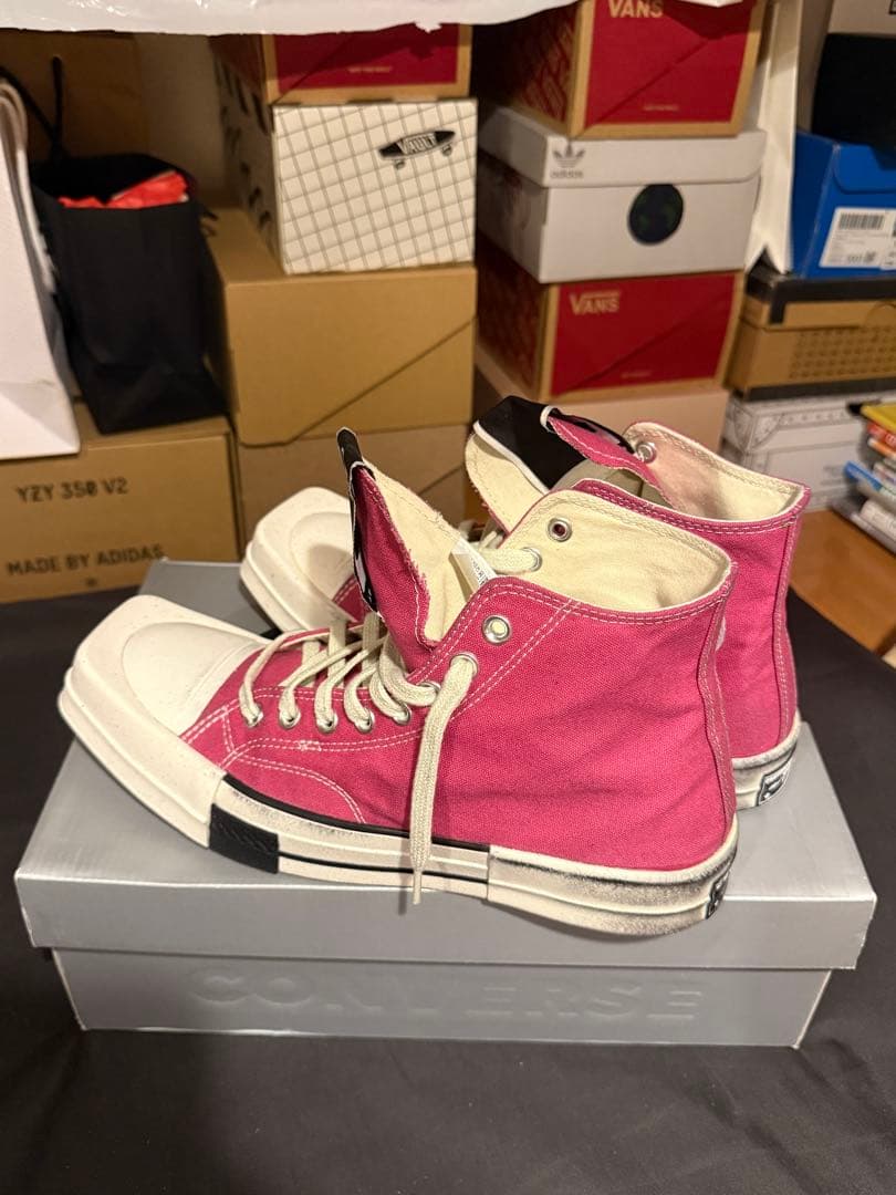靴 RICK OWENS DRKSHDW x CONVERSE CHUCK 70