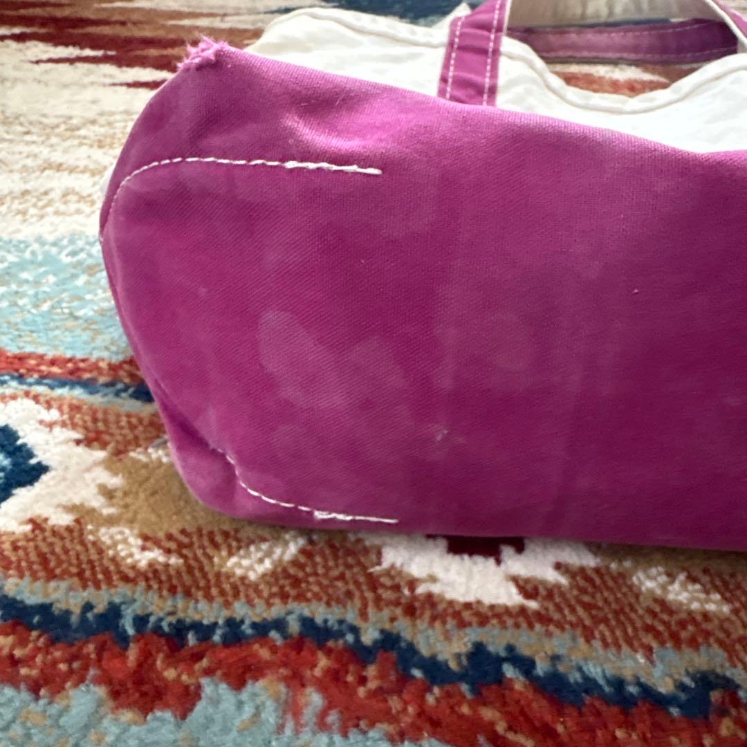 椰*木様 90s usa製　L.L.Bean トートバッグ パープル