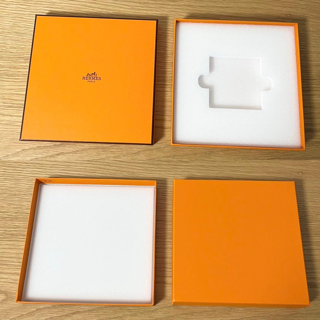 ゴールド カレ No1 トレイ プレート 皿 HERMES エルメス モザイク