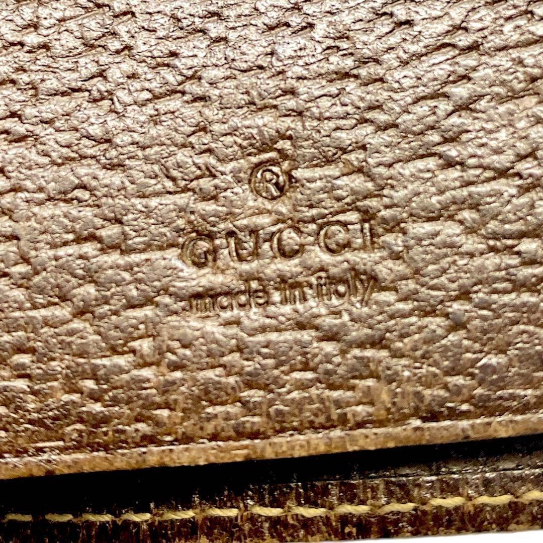 GUCCI GGキャンバス ブラウン キーケース 6308