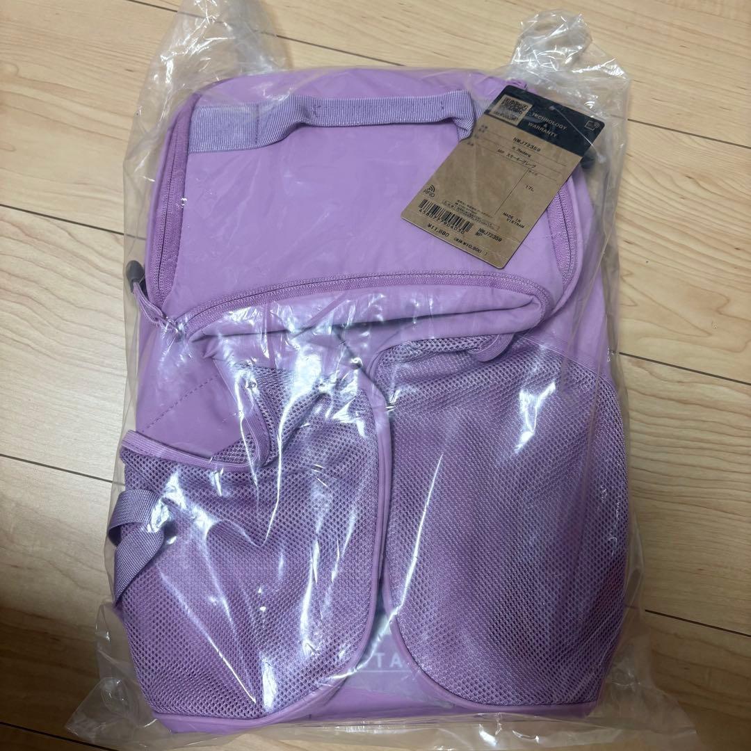 新品タグ付【レクタング】 ノースフェイス　リュック キッズ　 スモーキーピンク