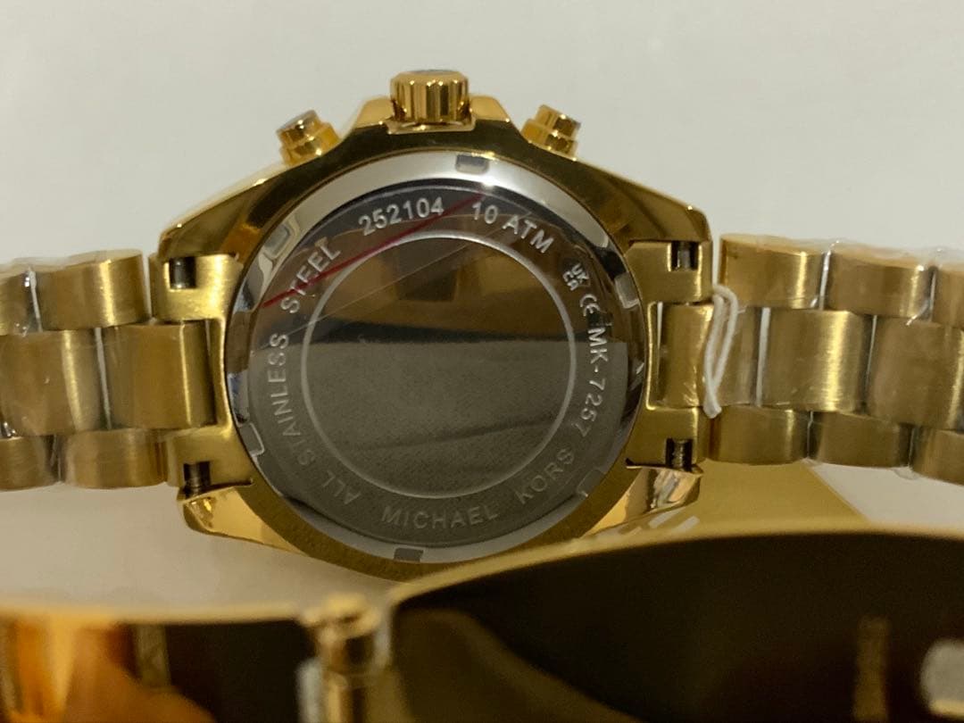 のの 新品マイケルコース時計 レディースクォーツBradshawゴールド