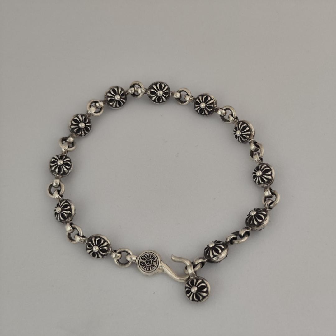 CHROME HEARTS クロムハーツ#1クロスボールブレスレット SV925