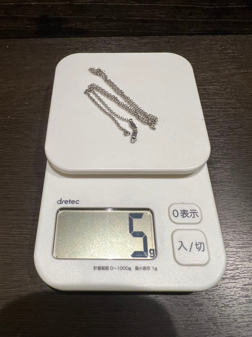 CHクロスベビーファットパヴェダイヤモンド　18インチロールチェーンセット