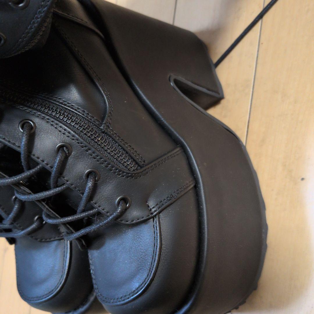 デモニア・厚底編み上げロングブーツ