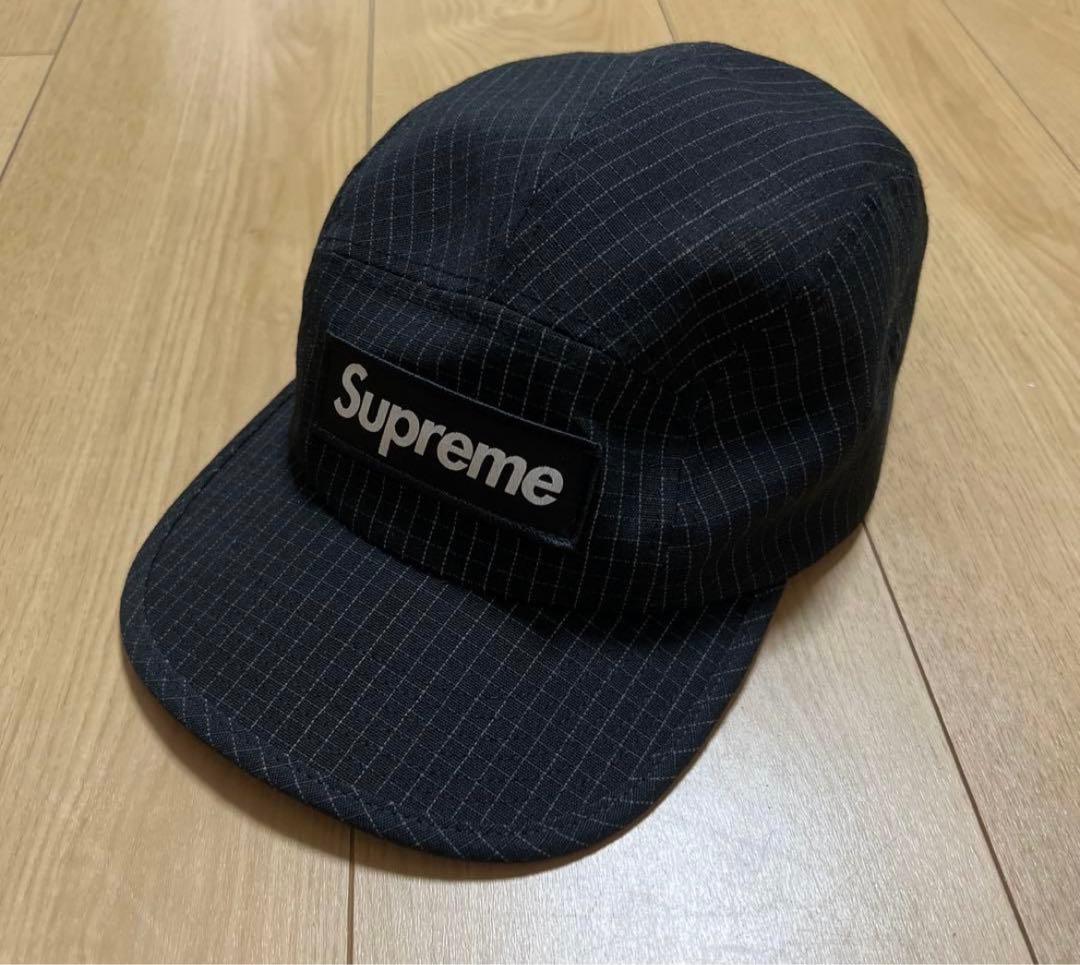supreme ストライプキャップ