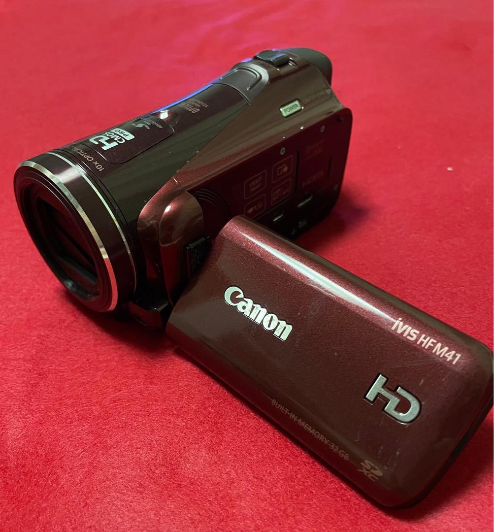 Canon iVIS HF M41 本体と付属品