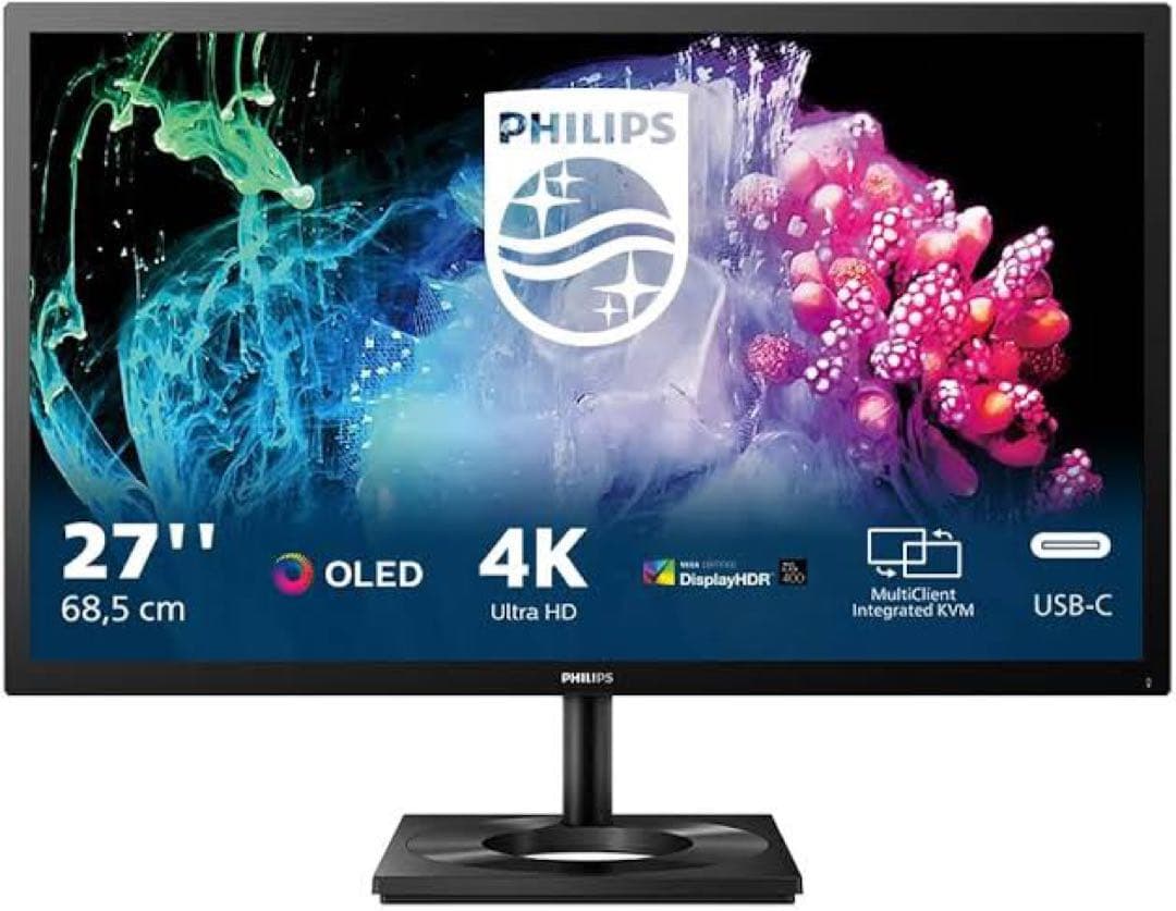 PHILIPS 27E1N8900 4K OLED モニター
