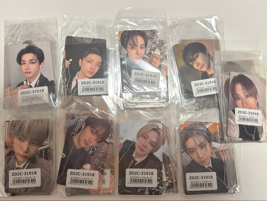 &TEAM Go in blind 月狼 トレカ 9枚×10セット