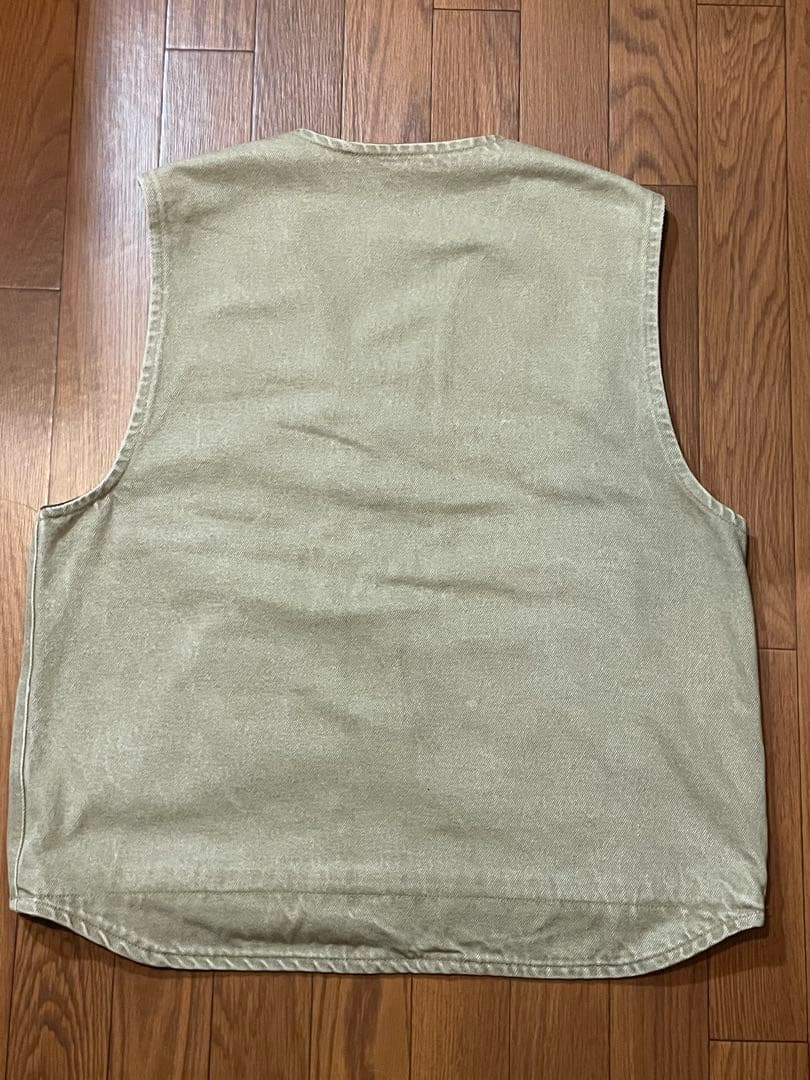 ビ*ン様 Carhartt ベージュ ダックベスト　MADE IN USA